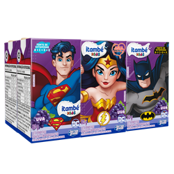 Leite Fermentado Desnatado Cartonado com Preparado de Uva kids 480g 